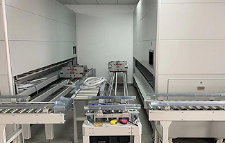 QDITC Intelligent Innovation Breakthrough: The perfect combination of rotary warehouse and conveyor line leads the new era of automatic material storage and retrieval