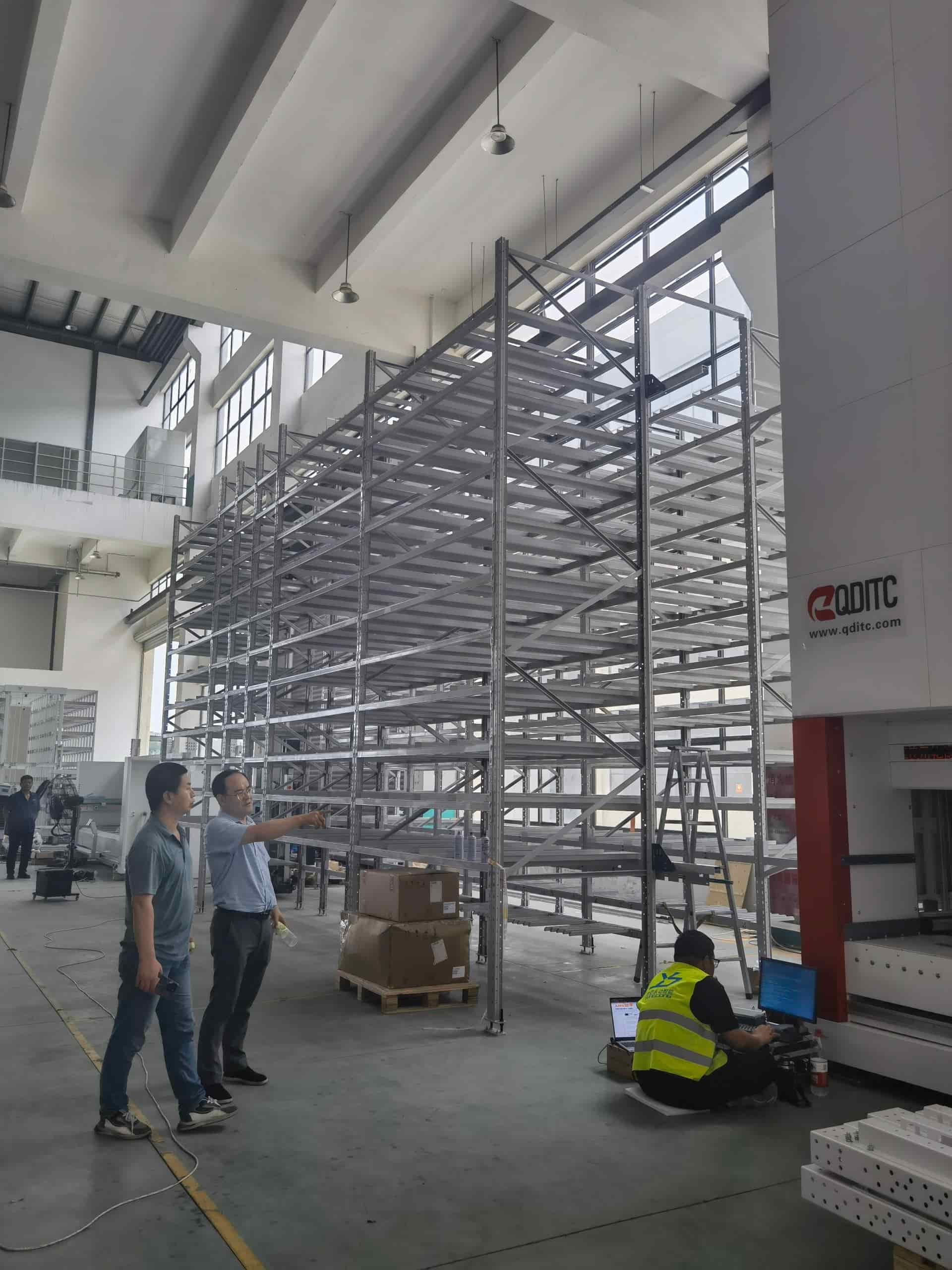 Automated Stacker for Narrow Aisle Racking