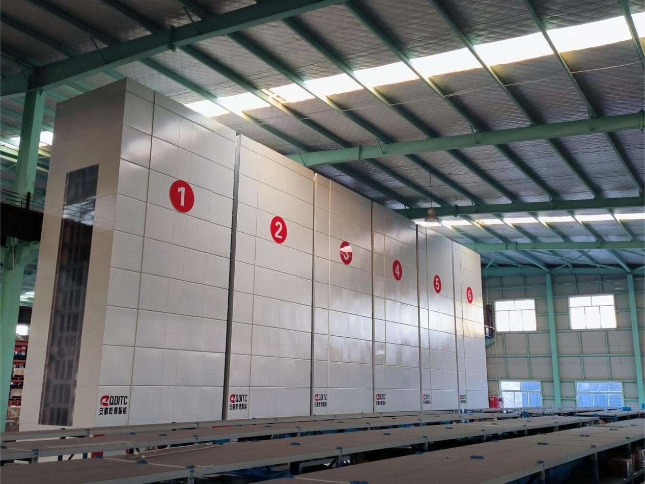 QDITC's Vertical Lift Module increases capacity by 10-15 times within the same footprint