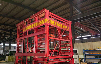 QDITC’s intelligent tower storage system for storing overweight and oversized materials has been successfully exported to Russia