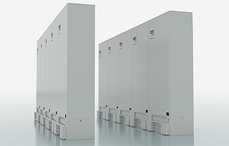 How does the intelligent revolving warehouse work