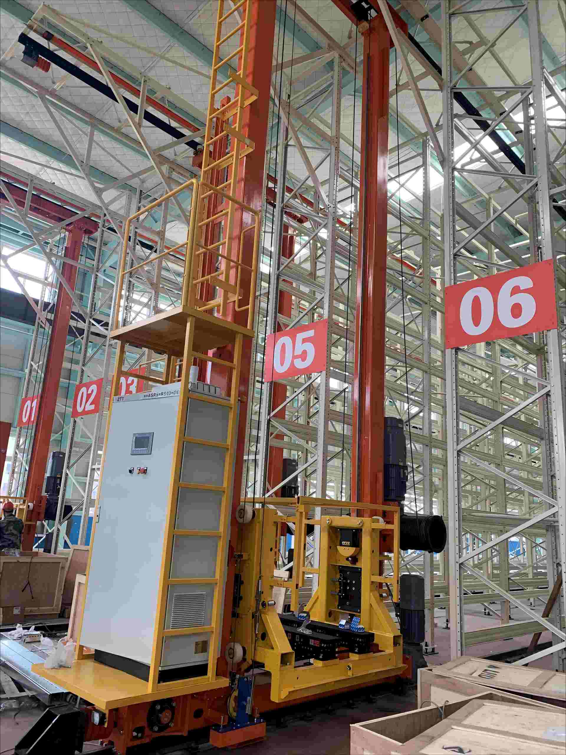 Vertical pallet stacker