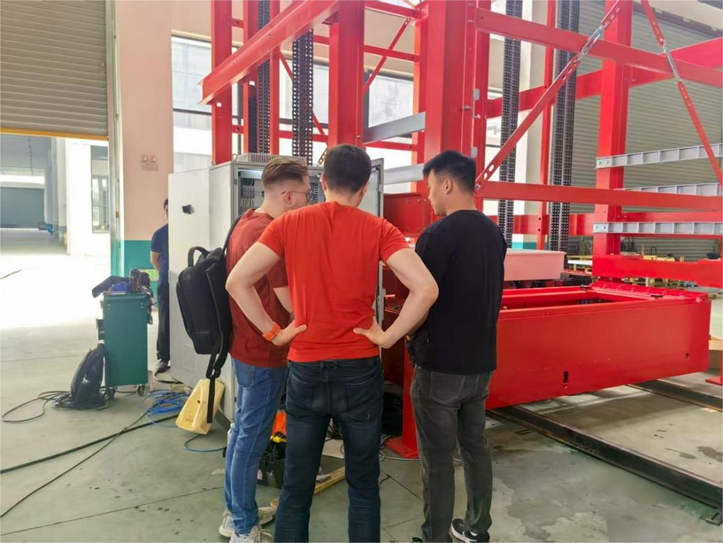 Warmly welcome Russian customers to visit QDITC factory for product inspection